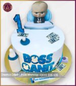 Customized Boss Baby 1st Birthday Cake in Lahore - Image 4