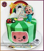 Wonderland Cocomelon Theme Cake in Lahore - Image 3