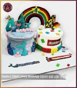 Double Delight Mermaid And Lego Theme Cake in Lahore - Image 2