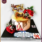 Romantic Rose Garden Anniversary Cake in Lahore
