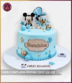 Mickey Mouse First Birthday Cake for Boys in Lahore