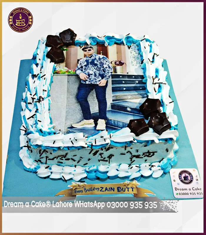Savoury Manchester City Logo Cake in Lahore Dream a Cake