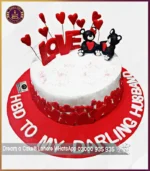 HBD Husband Teddy Bears Cake in Lahore