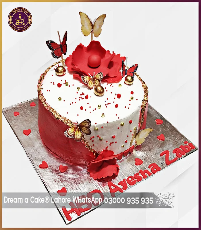 Pleasing Fresh Flowers Two Tier Wedding Cake in Lahore Dream a Cake
