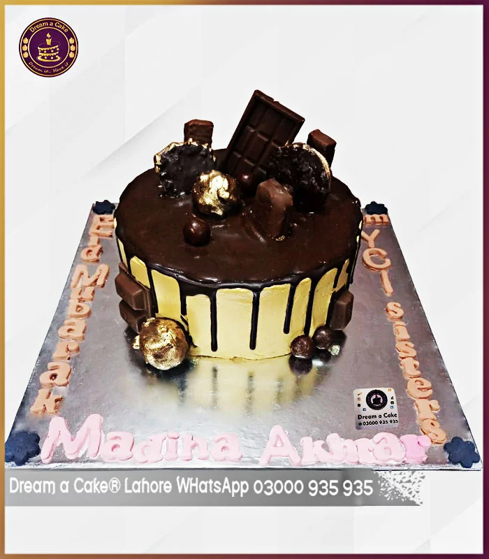 Pink Gold Bride To Be Cake in Lahore - Dream a Cake