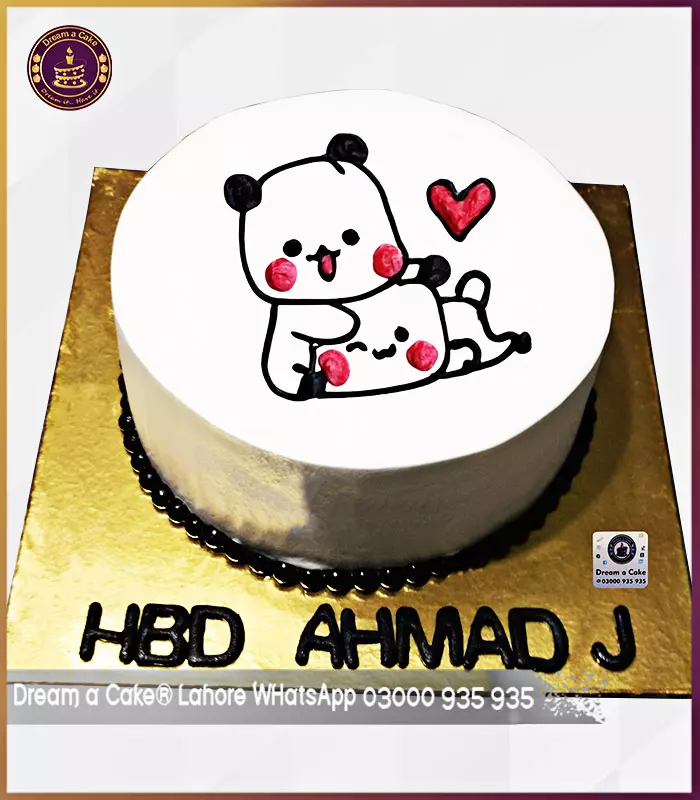 Ecstasy of Love Teddy Bear Cake in Lahore - Dream a Cake